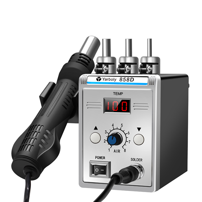 Heat Gun Small - ホットエアガン 858D BGA リワークはんだステーションヒートガン 220V 700