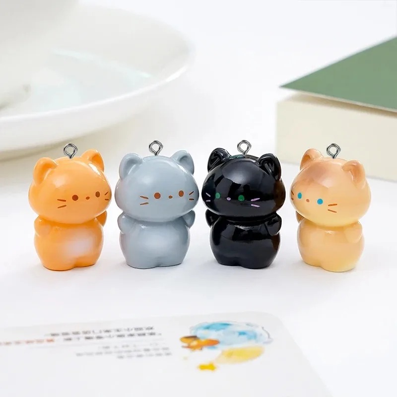 10個入り スイート3D立体子猫レジンチャーム 漫画風シャム - Resin Craft Projects のレビューと価格