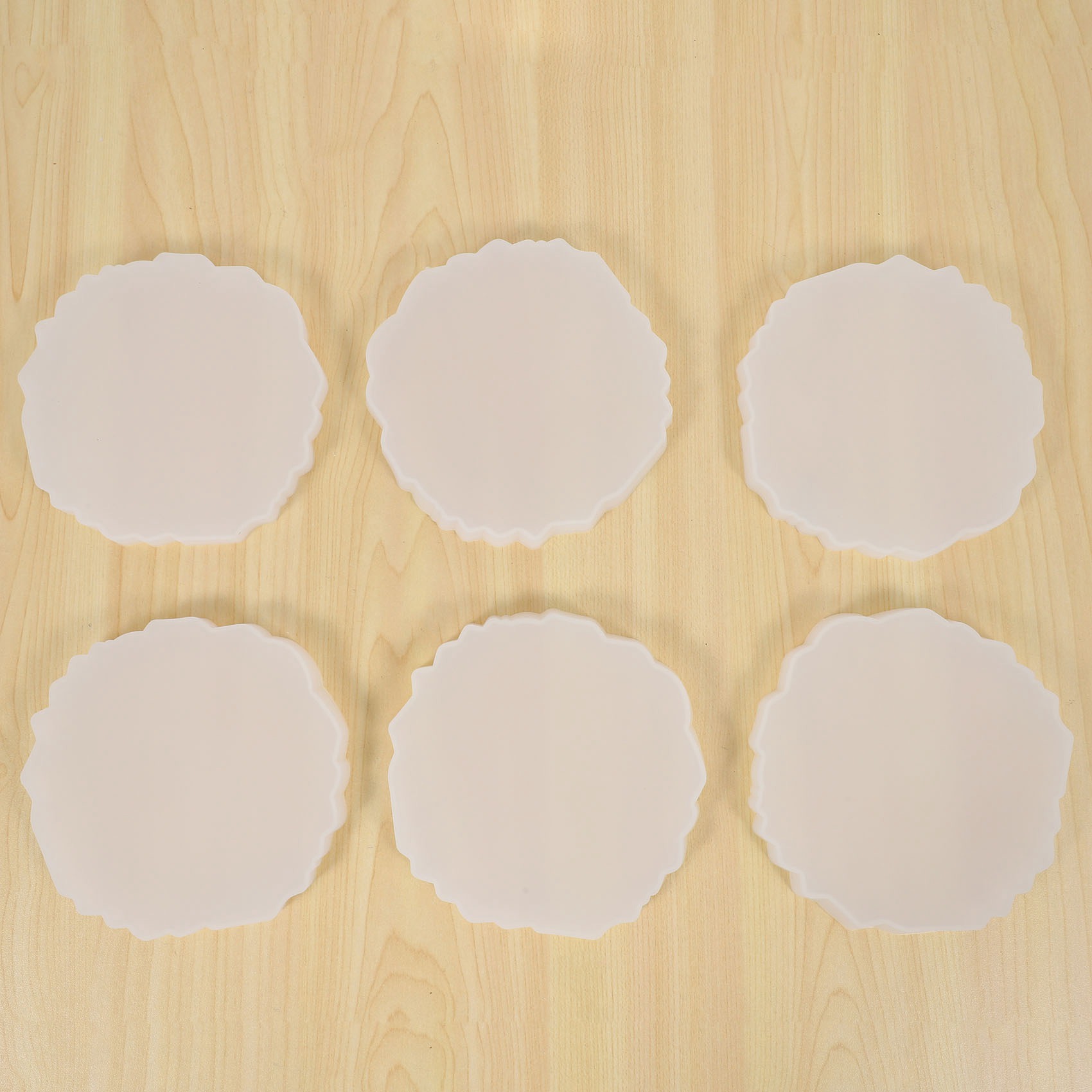 A58Z 6個入りレジンコースターモールド 大型シリコンジオ - Geode Mold Silicone のレビューと価格