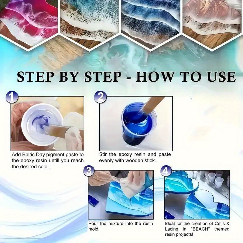 24色/8色 5グラム 0 さまざまな色の、18オンス入りの - Resin Pigment Set のレビューと価格