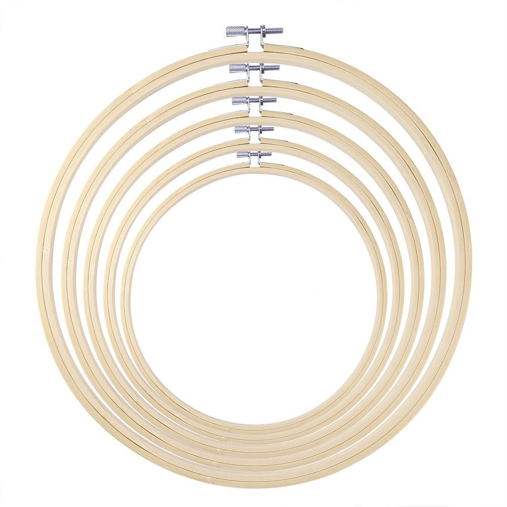 DIY用木製刺embroideryフープツール、中国の伝統的 - Wood Ring Blank のレビューと価格
