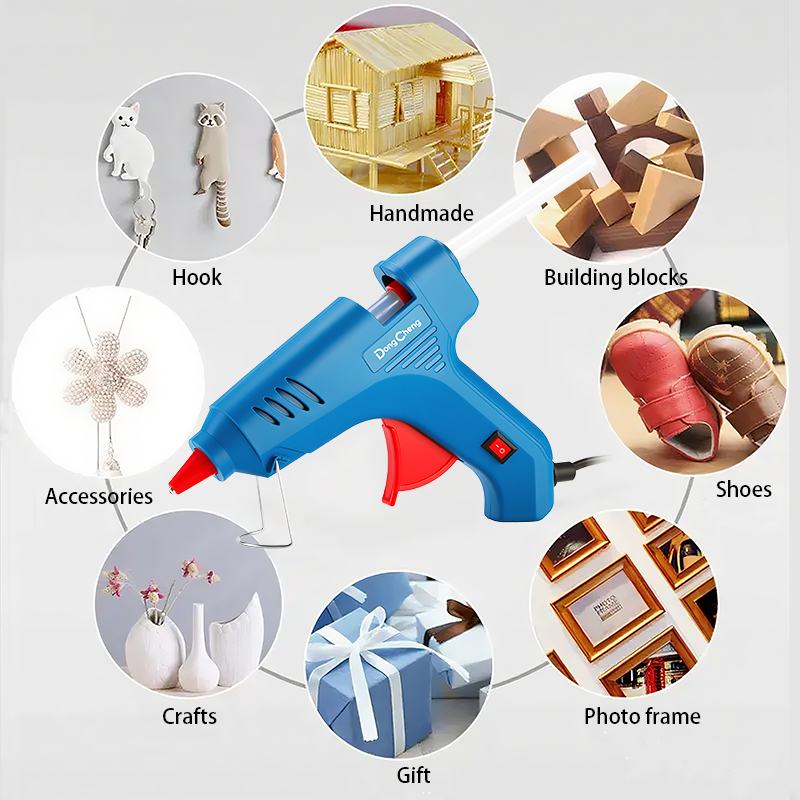 80WミニホットメルトグルーガンDIY電気加熱温度調節可能工 - Heat Gun Small のレビューと価格