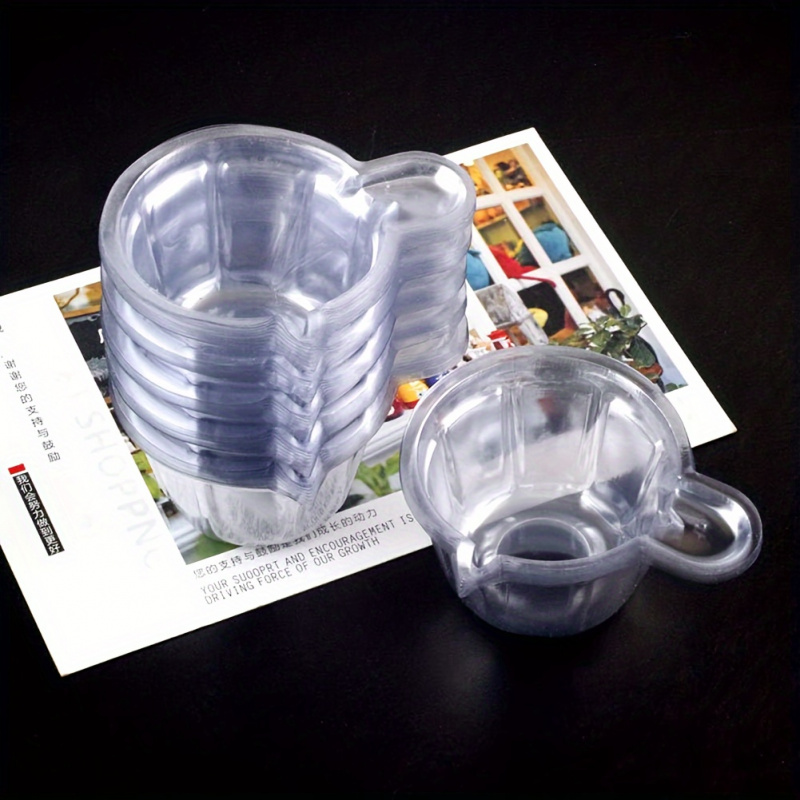 120透明プラスチック樹脂混合カップ、40ml円筒形多機能デ - Mixing Cup Silicone のレビューと価格