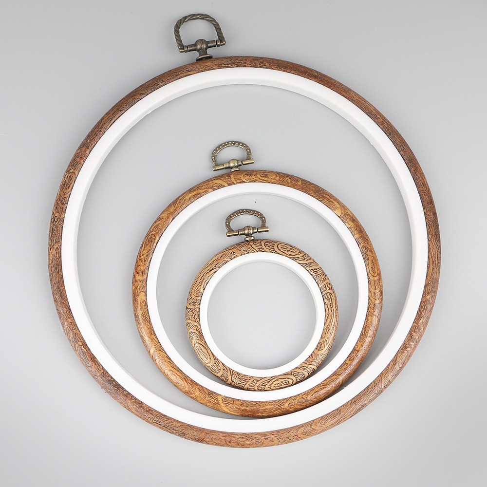 丸い木製の刺hoフープフレームセット,DIY用のプラスチック - Wood Ring Blank のレビューと価格