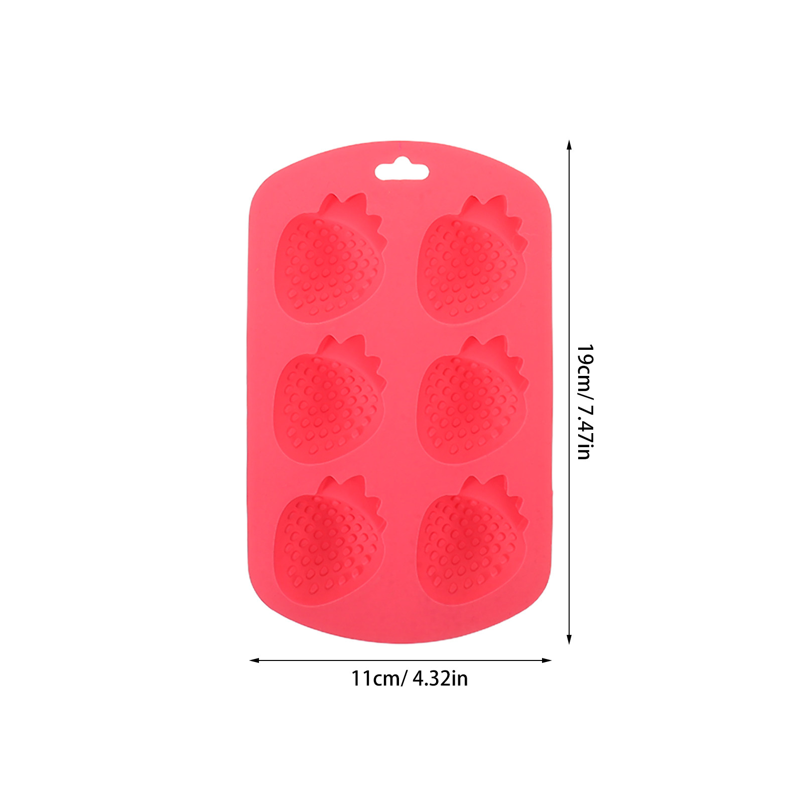 4個入り シリコン製 チョコレート型 フルーツ型（パイナップ - Silicone Mold Tray のレビューと価格